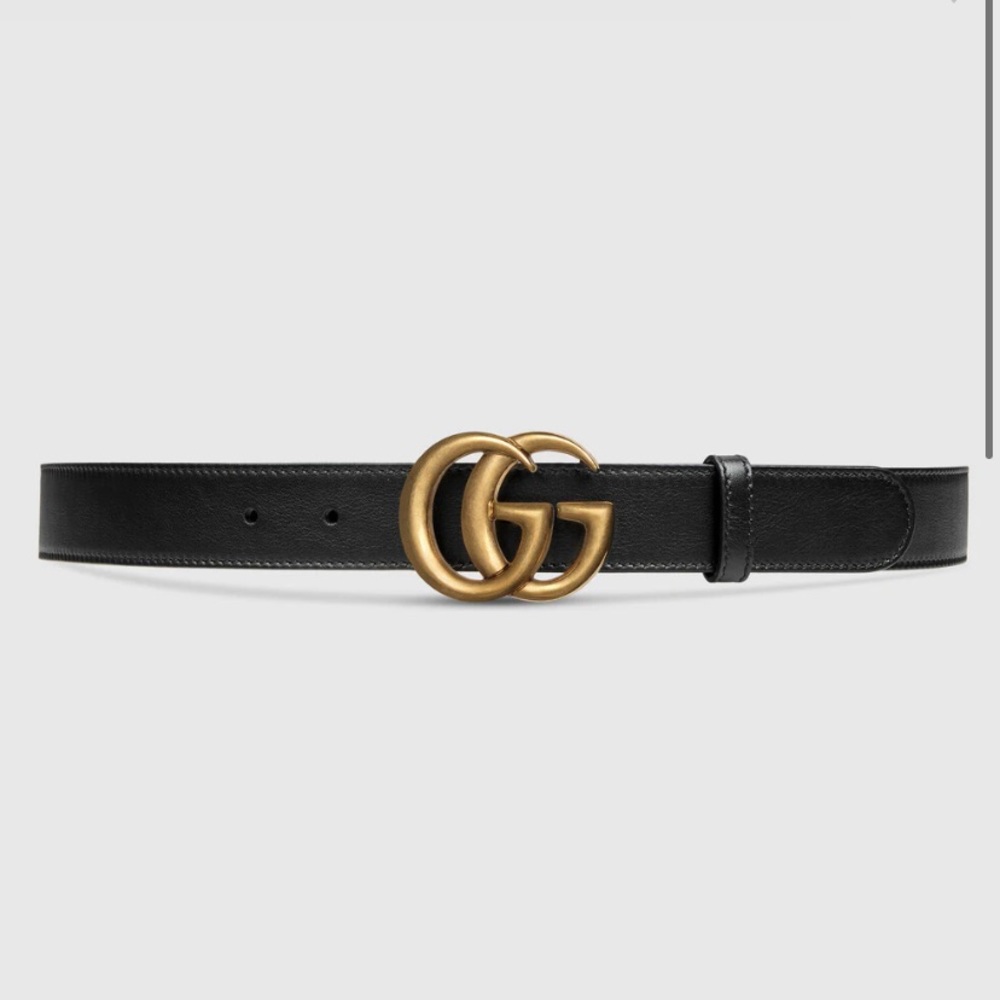 Black Gucci Belt
